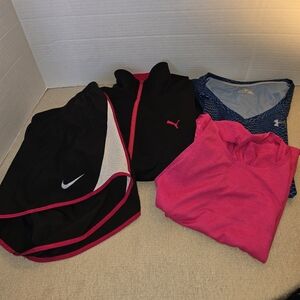 Puma/Nike/ UA/Champion Bundle of 4 Athletic Apparel Size XL